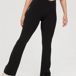 Aerie high waisted crossover Flare Leggings